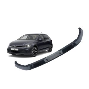 Polo 8 and 9 gloss black front bumper spoiler